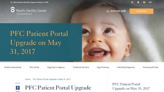 
                            2. PFC Patient Portal Upgrade on May 31, 2017 | Pacific Fertility Center ...