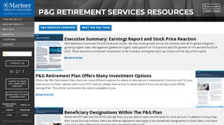 
                            4. P&G Retirement Services Resources - …