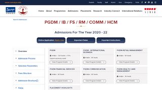 
                            1. PGDM Admission Process, Eligibility & Fees| KJ SIMSR