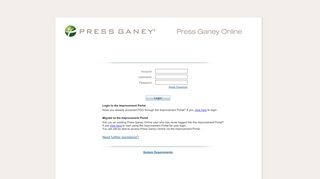 
                            4. PGONLINE - Login - Press Ganey Associates