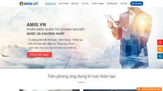 
                            1. Phần mềm quản trị doanh nghiệp hợp nhất AMIS.VN