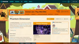 
                            2. Phantom Dimension | Play Wild Wiki | FANDOM powered by Wikia