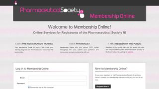 
                            6. Pharmaceutical Society NI - Membership Online