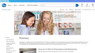 
                            2. Pharmacy - Kroger