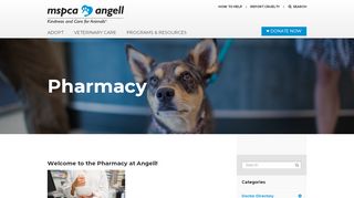 
                            2. Pharmacy • MSPCA-Angell