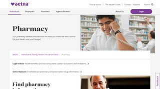 
                            5. Pharmacy & Prescription Benefits - Aetna