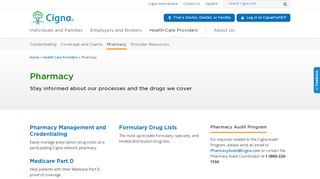 
                            4. Pharmacy Resources | Cigna