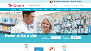 
                            3. Pharmacy Services - walgreens.com