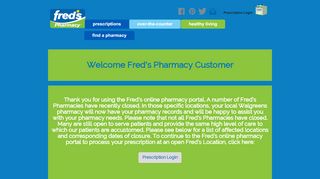 
                            2. pharmacy_transition - fred's Pharmacy™