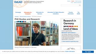 
                            3. PhD Studies and Research - DAAD - Deutscher Akademischer ...