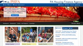 
                            10. PHFA HOMEPAGE | Mortgage – Housing – Foreclosure Options