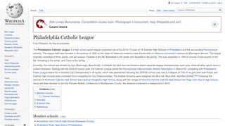 
                            9. Philadelphia Catholic League - Wikipedia