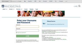 
                            2. PhilaSD Login - School District of Philadelphia