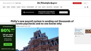 
                            5. Philly's new payroll system is sending out thousands of inaccurate ...