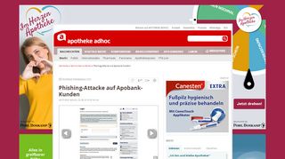 
                            7. Phishing-Attacke auf Apobank-Kunden | APOTHEKE ADHOC