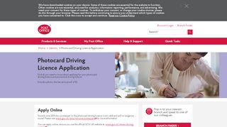 
                            4. Photocard Driving Licence Application | Post Office®