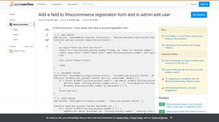 
                            4. php - Add a field to Woocommerce registration …