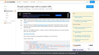 
                            7. php - Drupal custom login with a custom URL - Stack Overflow