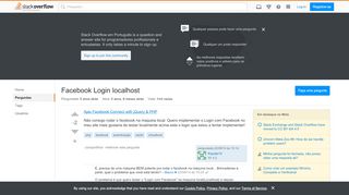 
                            1. php - Facebook Login localhost - Stack Overflow em Português