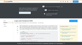 
                            1. php - Login pelo facebook SDK - Stack Overflow em Português