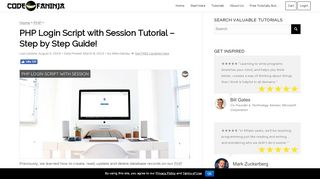 
                            10. PHP Login Script with Session Tutorial - Step by Step Guide!