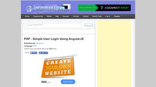 
                            3. PHP - Simple User Login Using AngularJS | Free …