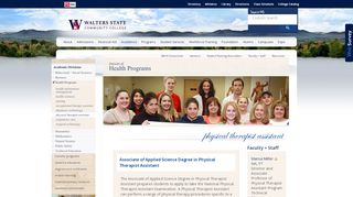 
                            8. Physical Therapist Assistant -- Health Programs - Walters State ...