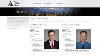 
                            5. Physician Directory - Alaska Digestive Center