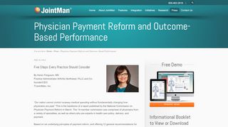 
                            6. Physician Payment Reform and Outcome- Based Performance