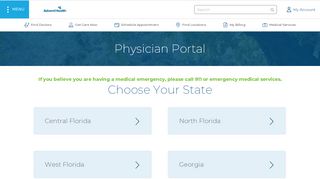 
                            6. Physician Portal | AdventHealth