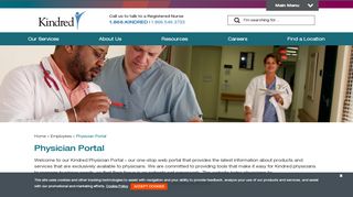 
                            2. Physician Portal | Kindred Healthcare