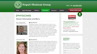 
                            2. Physicians | Argyll Medical Group