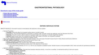 
                            5. Physiology: Gastrointestinal