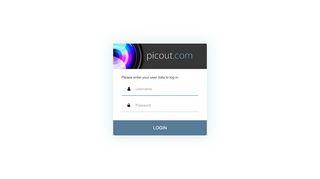 
                            2. Picout Login