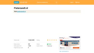 
                            6. Pieterzandt.nl: Home - Easy Counter