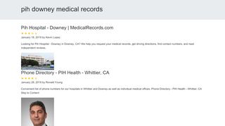 
                            7. pih downey medical records