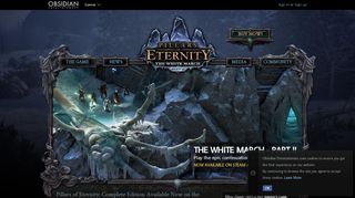 
                            2. Pillars of Eternity - Obsidian Entertainment