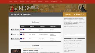 
                            8. Pillars of Eternity – RPGamer