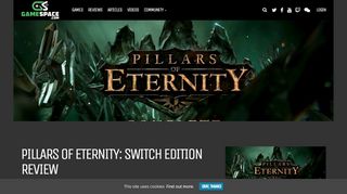 
                            9. Pillars of Eternity: Switch Edition Review - GameSpace.com