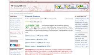 
                            4. Pinecone Research Sign Up Banner Link & Review