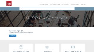 
                            1. Ping Identity Support Portal