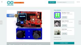 
                            6. PingPong with the idiotware shield - Arduino Project Hub