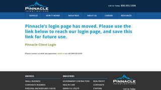 
                            5. Pinnacle: LOGIN