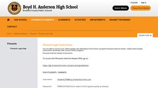 
                            2. Pinnacle / Pinnacle Login Help - browardschools.com