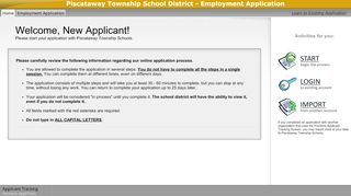 
                            3. Piscataway Township School District - Employment Application