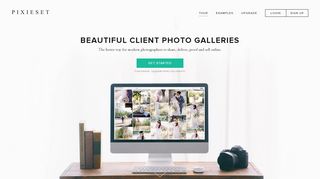 
                            9. Pixieset - Client photo gallery for modern photographers.