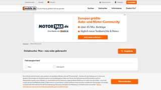 
                            10. PKW-Suche bei mobile.de – schnell und einfach Dein ...