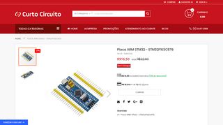 
                            1. Placa ARM STM32 - STM32F103C8T6 - Curto Circuito