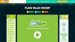 
                            9. Place Value Hockey - Fun Game to Learn Place Value • ABCya!