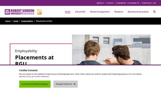 
                            2. Placements at RGU | Choose RGU | RGU